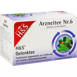 H&S Ortak çay filtre torbası, 20X2,0 g