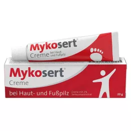 MYKOSERT Cilt ve ayak mantarı kremi, 20 gr