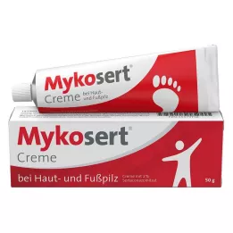 MYKOSERT Cilt ve ayak mantarı kremi, 50 gr