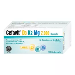 CEFAVIT D3 K2 Mg 7.000 IU sert kapsül, 100 adet