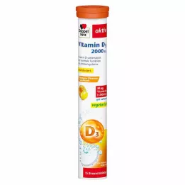 DOPPELHERZ Vitamin D3 2000 I.E. efervesan tablet, 15 adet