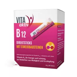 VITA AKTIV Protein yapı taşlı B12 direkt çubuklar, 90 adet
