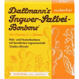 DALLMANNS Zencefil Adaçayı Bonbonları, 37 gr