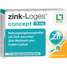ZINK-LOGES konsepti 15 mg mide suyu kapsülü, 90 adet
