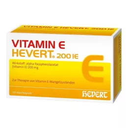 VITAMIN E HEVERT 200 IU yumuşak kapsül, 100 adet
