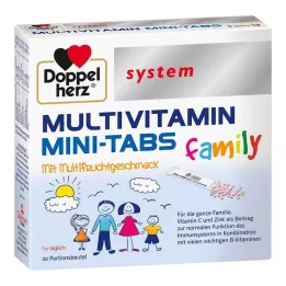 DOPPELHERZ Multivitamin Mini-Tabs aile sistemi, 20 adet