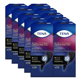 TENA SILHOUETTE Günlük pedler normal noir, 26 adet