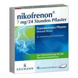 NIKOFRENON 7 mg/24 saat transdermal yama, 14 adet