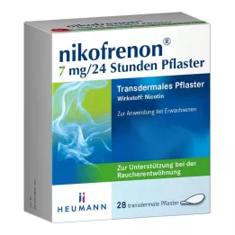 NIKOFRENON 7 mg/24 saat transdermal yama, 28 adet