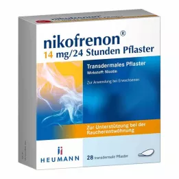 NIKOFRENON 14 mg/24 saat transdermal yama, 28 adet