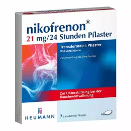 NIKOFRENON 21 mg/24 saat transdermal yama, 7 adet
