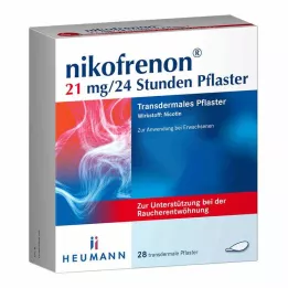 NIKOFRENON 21 mg/24 saat transdermal yama, 28 adet