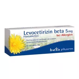 LEVOCETIRIZIN beta 5 mg film kaplı tablet, 50 adet