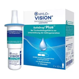HYLO-VISION SafeDrop Plus göz damlası, 2X10 ml