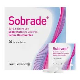 SOBRADE Çiğnenebilir tabletler, 20 adet