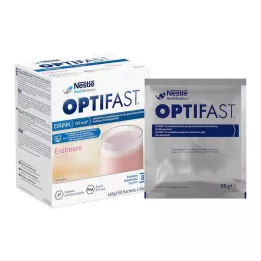 OPTIFAST Çilek Tozu İç, 8X55 gr