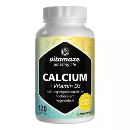CALCIUM D3 600 mg/400 I.E. vejetaryen tabletler, 120 adet