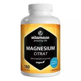 MAGNESIUMCITRAT 360 mg vegan kapsül, 180 adet