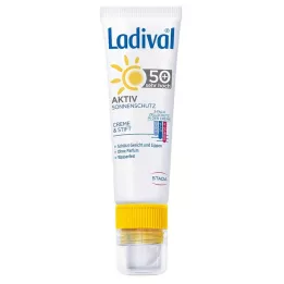 LADIVAL Aktif Güneş Koruması Yüz&Dudaklar LSF 50+, 1 P