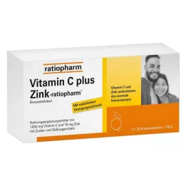 VITAMIN C PLUS Zink-ratiopharm efervesan tabletler, 40 adet
