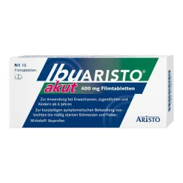 IbuARISTO akut 400 mg ibuprofen film kaplı tablet, 10 adet