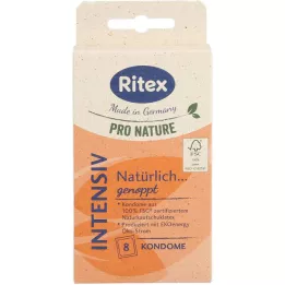 RITEX PRO NATURE INTENSIV Prezervatif, 8 adet