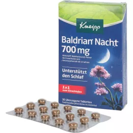 KNEIPP Valerian Night 700 mg kaplı tablet, 30 adet