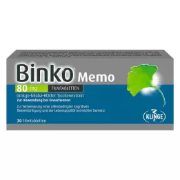 BINKO Memo 80 mg film kaplı tablet, 30 adet