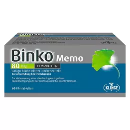 BINKO Memo 80 mg film kaplı tablet, 60 adet