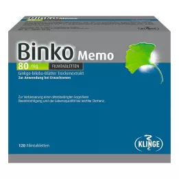 BINKO Memo 80 mg film kaplı tablet, 120 adet