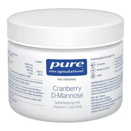 PURE ENCAPSULATIONS Cranberry D-Mannoz Tozu, 37 gr