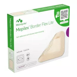 MEPILEX Border Flex Lite köpük pansuman 4x5 cm, 10 adet