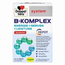 DOPPELHERZ B-kompleks sistem tabletleri, 60 adet
