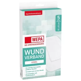 WEPA Yara örtüsü 8x15 cm steril, 5 adet