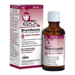 BROMHEXIN Hermes Arzneimittel 8 mg/ml damla, 50 ml