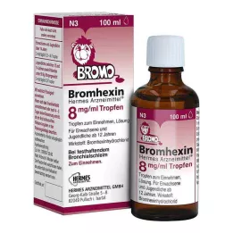 BROMHEXIN Hermes Arzneimittel 8 mg/ml damla, 100 ml