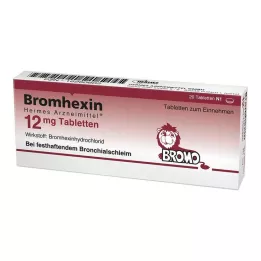 BROMHEXIN Hermes Arzneimittel 12 mg tablet, 20 adet