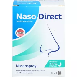 NASODIRECT Captomucil içeren burun spreyi, 20 ml