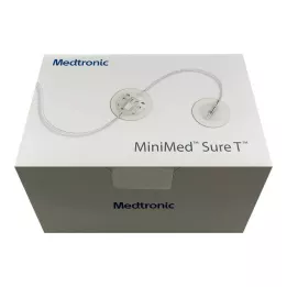 MINIMED Sure-T 8 mm 80 cm infüzyon seti, 10 adet