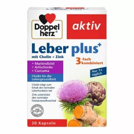 DOPPELHERZ Karaciğer artı kolin+çinko kapsülleri, 30 adet