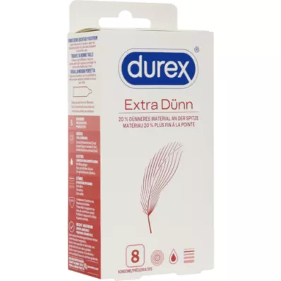 DUREX ekstra ince prezervatif, 8 adet DUREX ekstra ince prezervatif, 8 adet