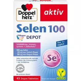 DOPPELHERZ Selenyum 100 2 fazlı depo tablet, 45 adet