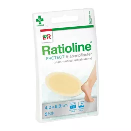 RATIOLINE blister koruma sıvası 4,2x6,8 cm, 5 adet