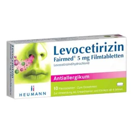 Levosetirizin Fairmed 5 mg film kaplı tablet (10 adet)