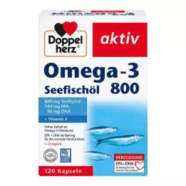 DOPPELHERZ Omega-3 Deniz Balık Yağı 800 aktif kapsül, 120 adet