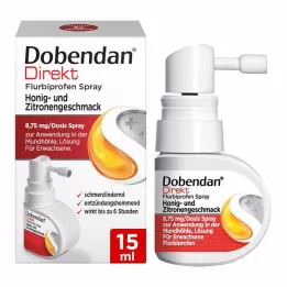 DOBENDAN Doğrudan Flurbiprofen Sprey Bal & Limon, 15 ml