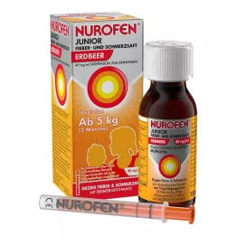NUROFEN Junior Ateş ve Ağrı Şurubu Çilek 40 mg/ml, 150 ml