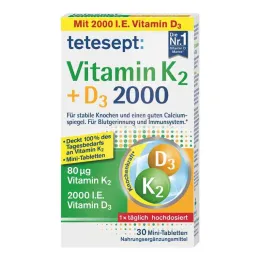 Tetesept Vitamin K2+D3 2000 tablet (30 adet)