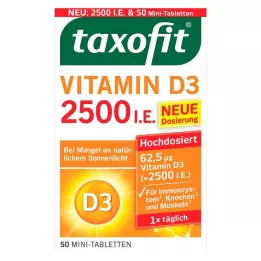 TAXOFIT D3 Vitamini 2500 I.E. tablet, 50 adet