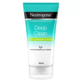 NEUTROGENA Deep Clean 2si 1 arada temizleme & maskesi, 150 ml